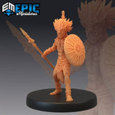 Forest Gnome Warrior 3D-printed model